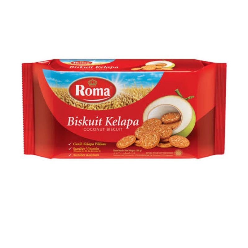 ROMA Biskuit Kelapa 300 Gram