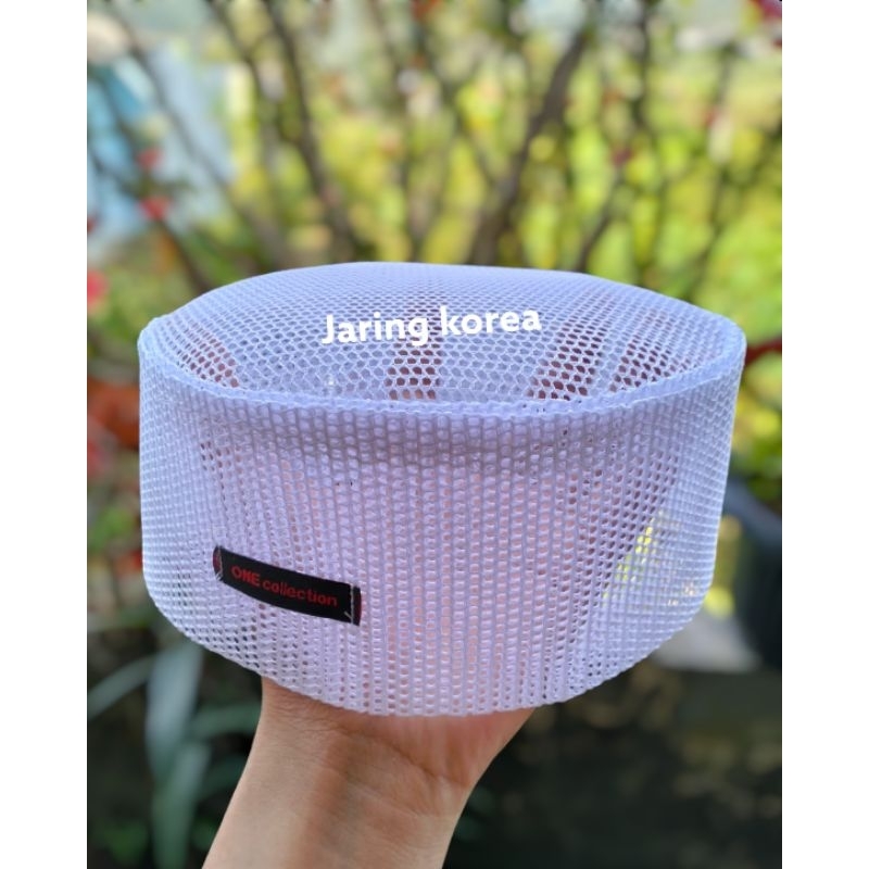 peci songkok jaring korea bulat/peci marawis,