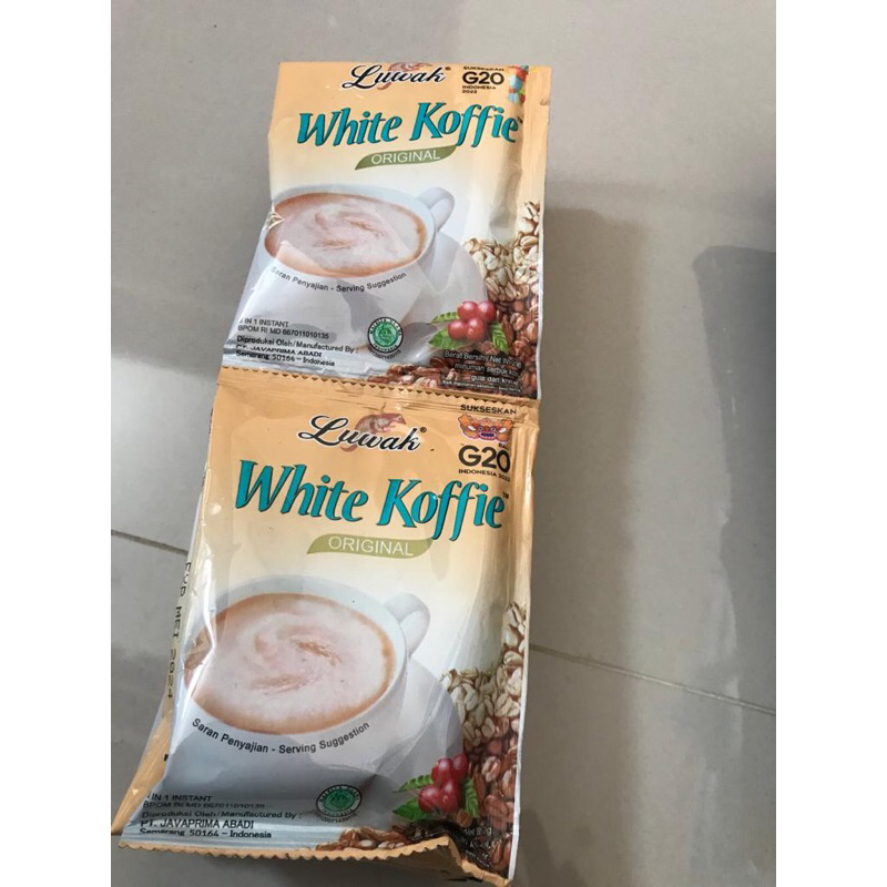 

luwak white coffee isi 10