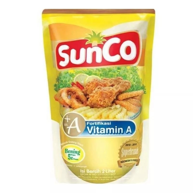 

SunCo minyak goreng reffil 2 liter