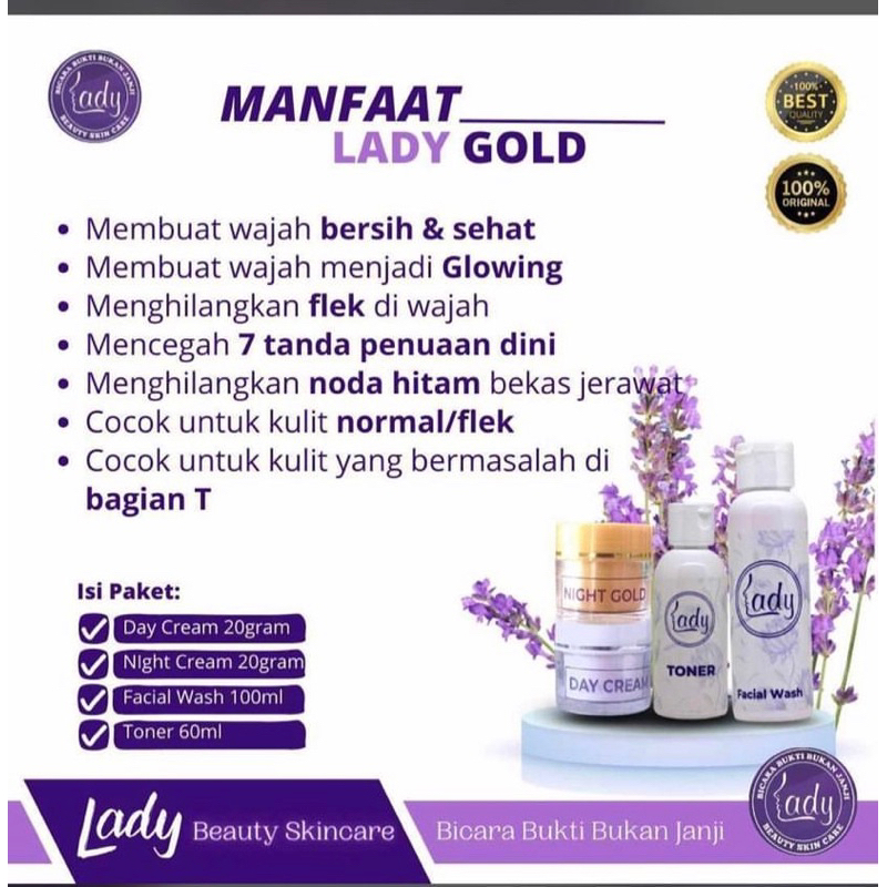 cream lady skincare Gold