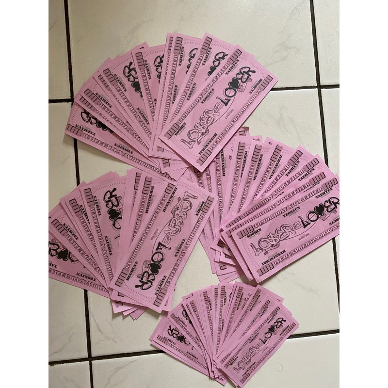 TXT Dollar Loser Lover / Dollar Lolo Pink (Kecil & Sedang)