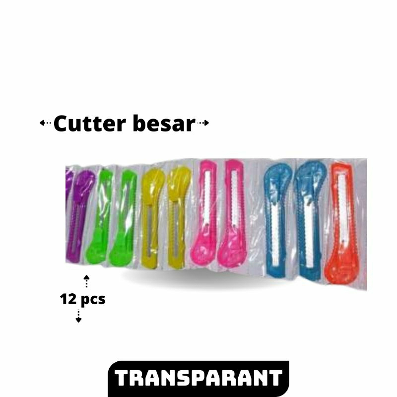 

cutterbesartranparant12pcs/cutterbening1renceng