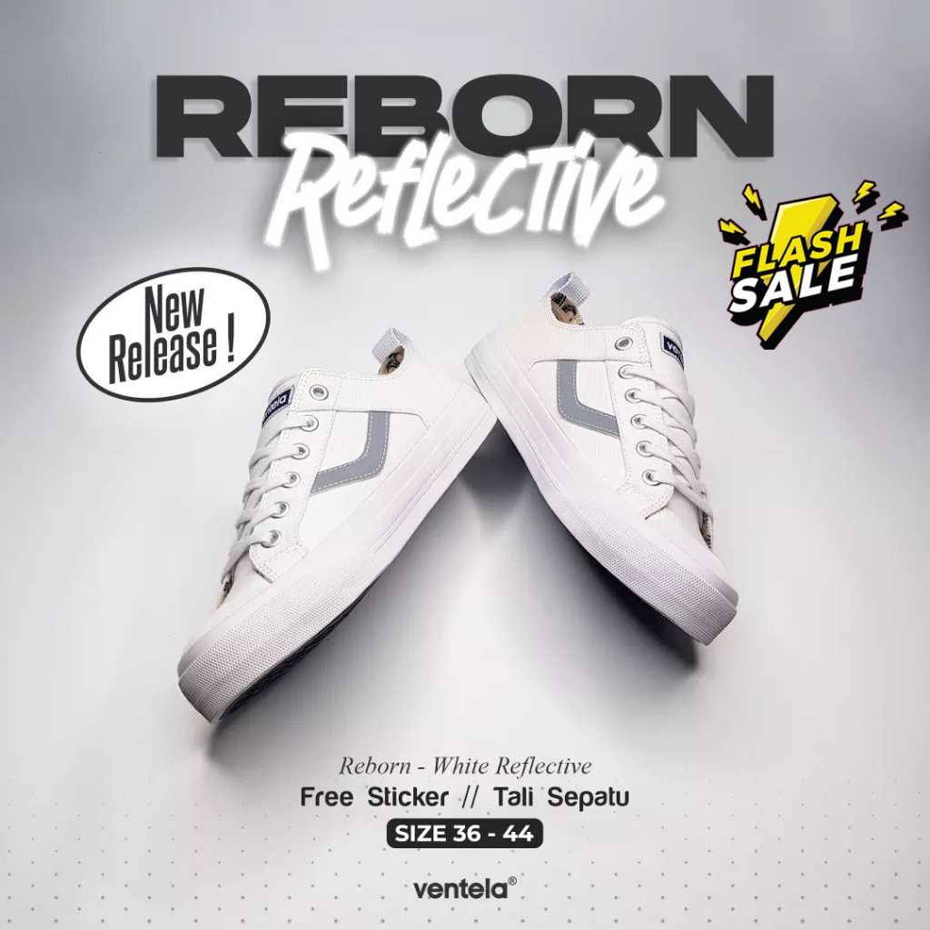 Ventela Reborn Reflective Low White