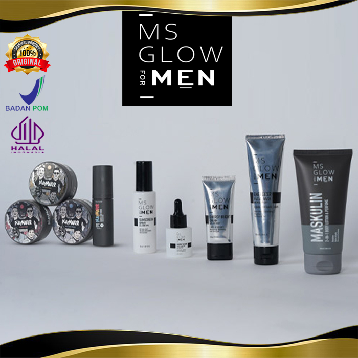 MS GLOW For MEN | PAKET PERFECT | PAKET KOMPLIT | PAKET BASIC | ENERGIZER FACIAL WASH | ENERGY BRIGH