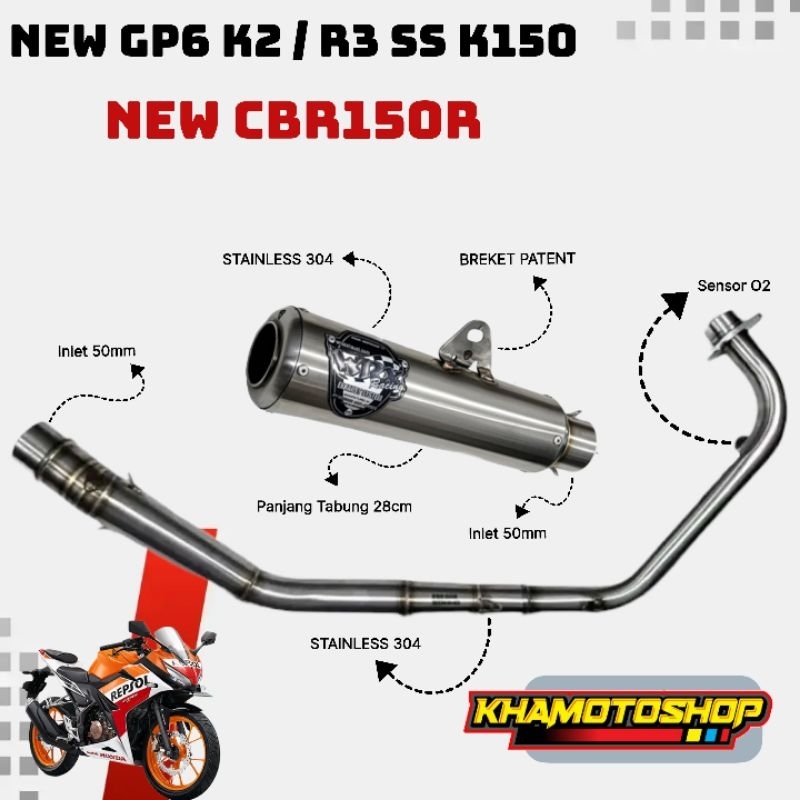 WRX NEW GP6 K2 / R3 SS K150 NEW CBR150R