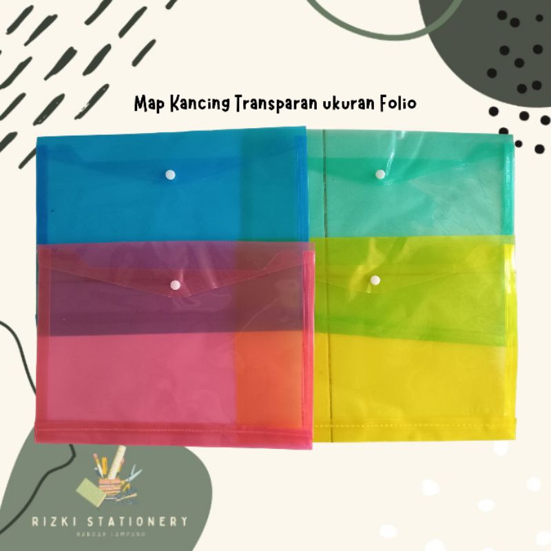 

(1 pc) Map Plastik Kancing / Map Plastik Tali Jenia
