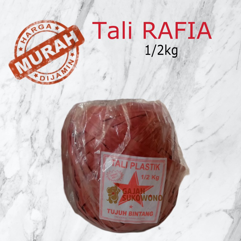 

Tali Rafia Merah 1/2kg