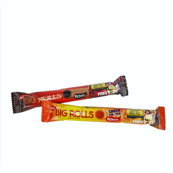 

Nabati Big Rolls Wafer Roll Cokelat - Netto 18 gr