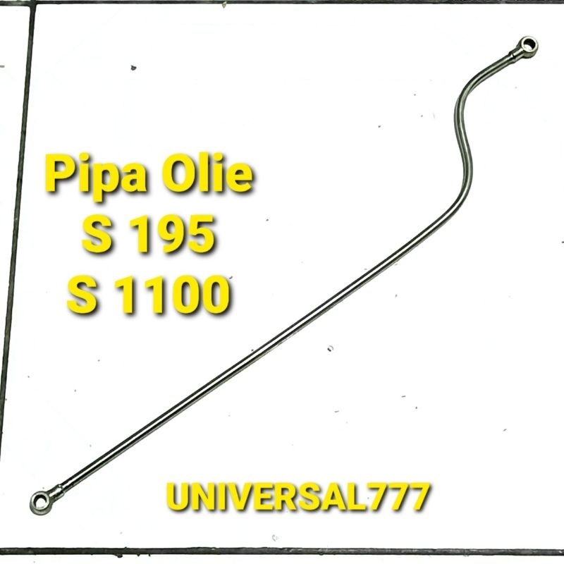 S195 S1100 Pipa Oli Olie Diesel S ZS 195 1100 Dongfeng Lub Oli Pipe S-195 S-1100 12 16 PK HP