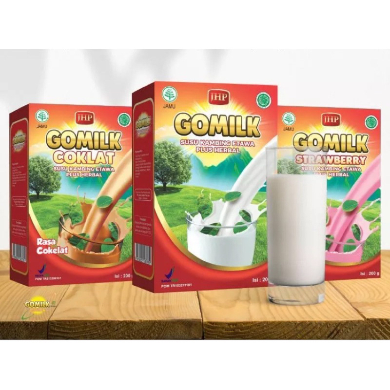 

Gomilk Susu Kambing Etawa Plus Herbal box 200gr/Untuk nyeri haid nyeri sendi asam urat kolesterol diabetes/Enak Murah Berkhasiat