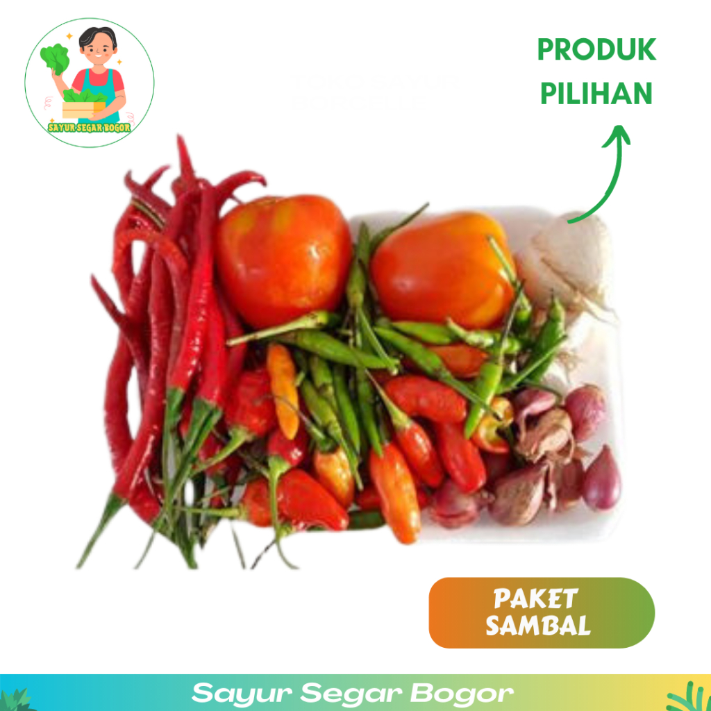 

Paket Sambel Komplikasi sambel dadakan Paket Sambelan sayur segar kota bogor