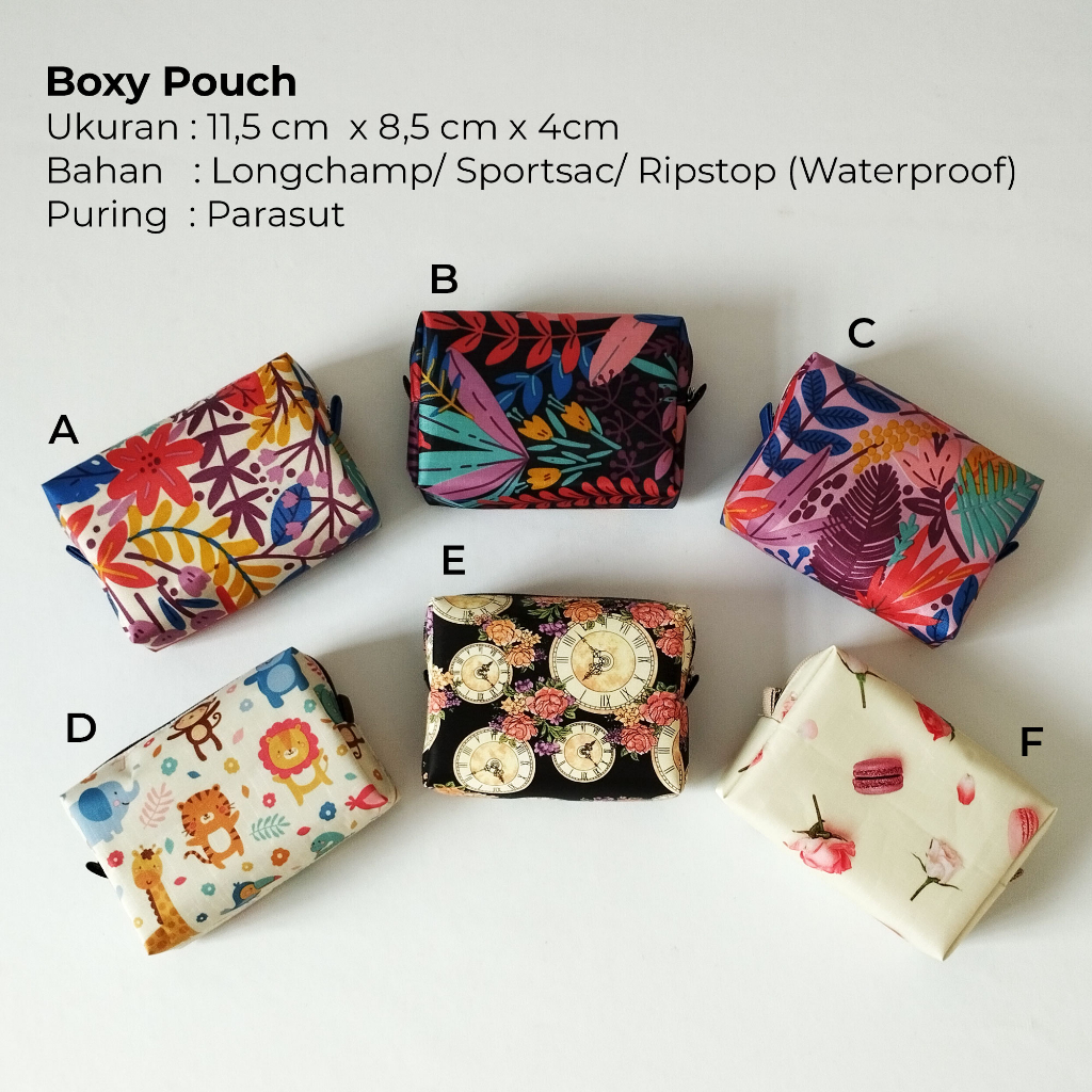Pouch boxy serbaguna