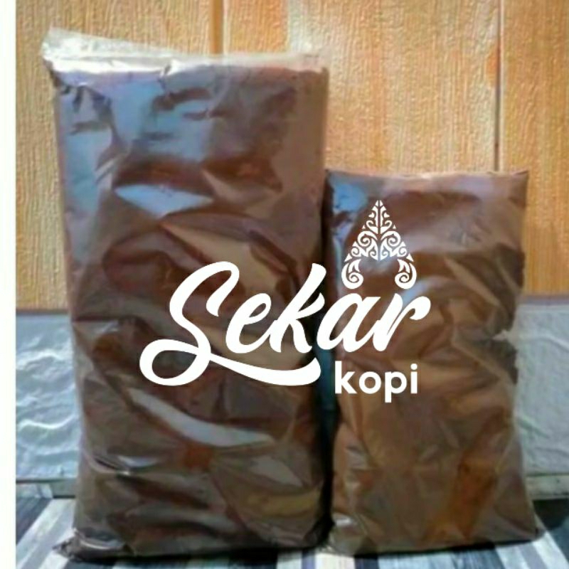 

1kg Bubuk Kopi Robusta Medium Roasting. kemasan polos