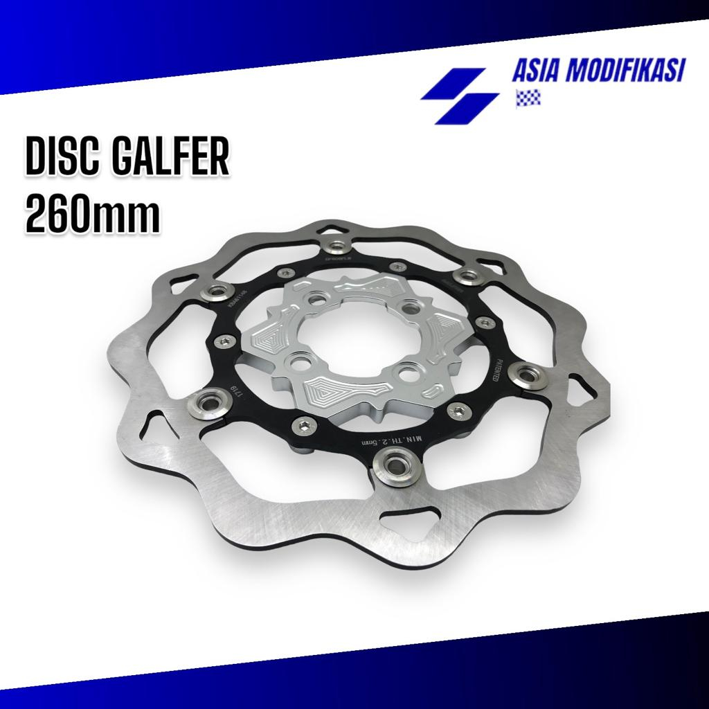 DISK GALFER 260MM DISC CAKRAM 260MM VIETNAM YAMAHA HONDA UNIVERSAL