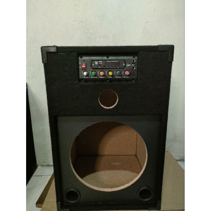 BOX SPEAKER 12 INCH DAN TWITERR + TEMPAT AMPLI FILTER / MESIN POWER