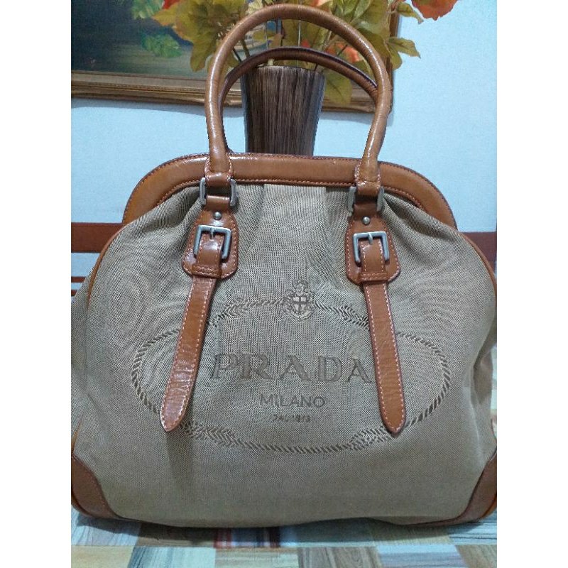 Tas "Prada Milano" Brown Shoulder Bag