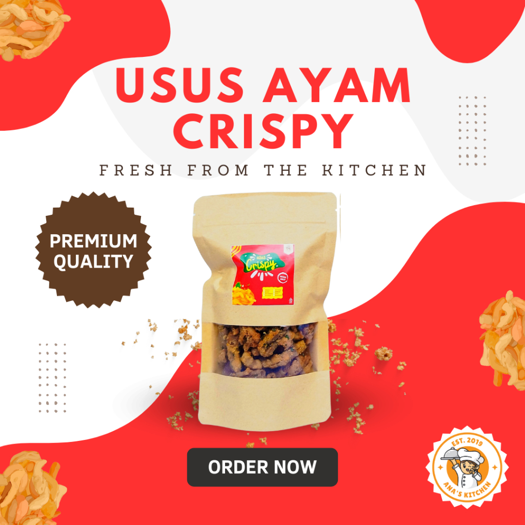 

Ana's Kitchen - Keripik Usus Crispy Daun Jeruk 100 gram Edisi Pouch