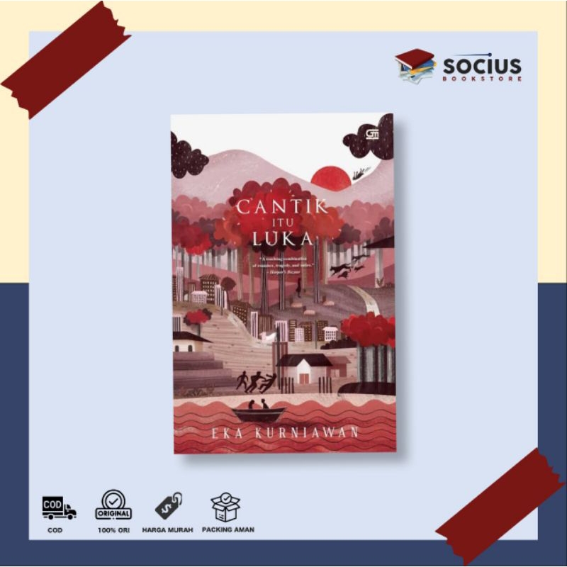 BUKU NOVEL [ ORIGINAL ] CANTIK ITU LUKA - EKA KURNIAWAN