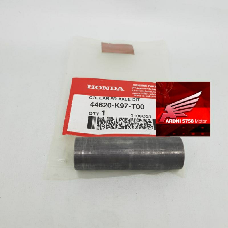 COLLAR FR AXLE DISTANCE BOS RODA BOSH VELG TROMOL DEPAN PCX 150 VARIO 160 44620K97T00 ORIGINAL HONDA