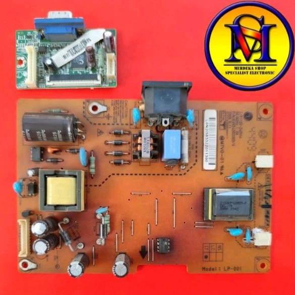 mb mainboard module mesin dan power suplay monitor LG W1953SV W1941S W1953
