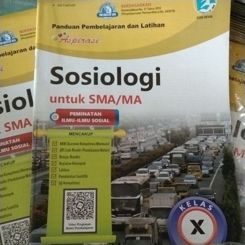LKS SMA K13 SOSIOLOGI KELAS 10 SEMESTER 1 dan 2  KURIKULUM 2013