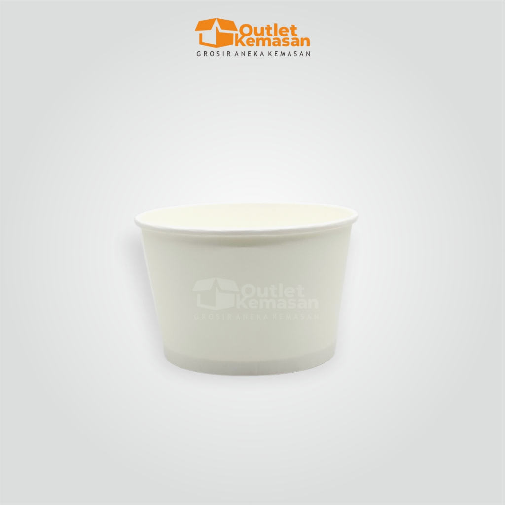 [Min Order 25 Pcs] Paperbowl 500ml | Paper Bowl 500ml | Paper Bowl Putih | Paper Bowl Starindo