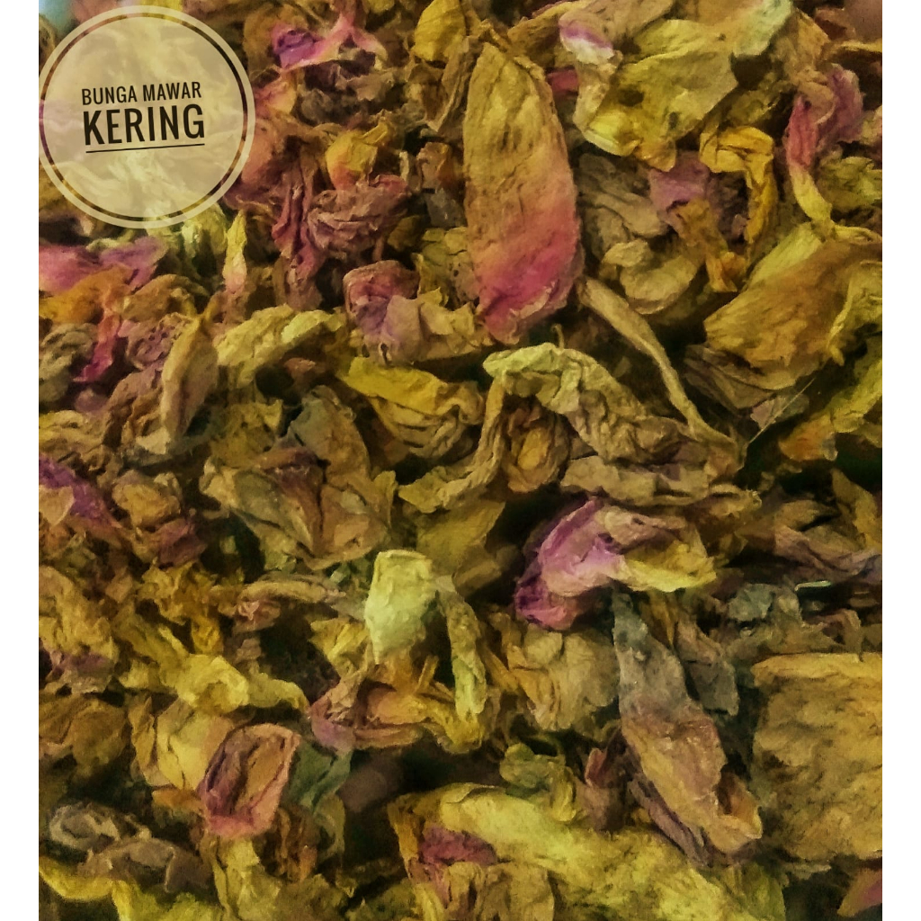 

Bunga mawar kering 100gr herbal bunga mawar kering 100gr