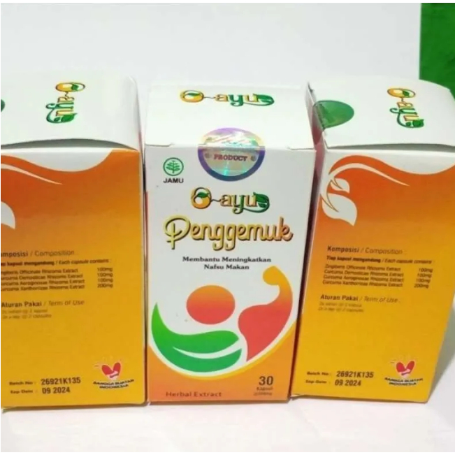 PROMO PENGGEMUK BADAN O AYU SUPLEMEN PENAMBAH BERAT BADAN