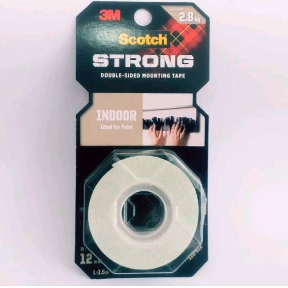 

Scotch Strong Double-Sided Mounting Tape 110-S12