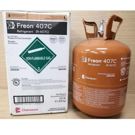 FREON CHEMOURS R407C 10.9 kg USA / R 407C - R 407 C ( EX - DUPONT )