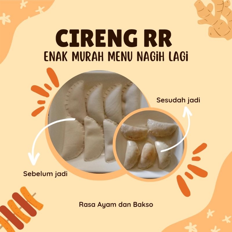 

Cireng Rasa ayam dan bakso isi 5
