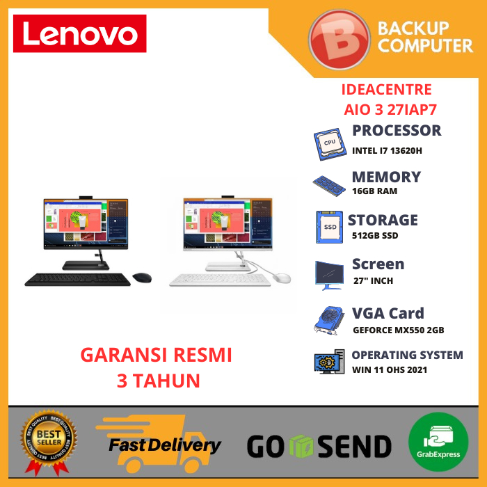 LENOVO AIO IDEACENTRE AIO 3 27IAP7 - F0GJ00JWID / F0GJ00JXID