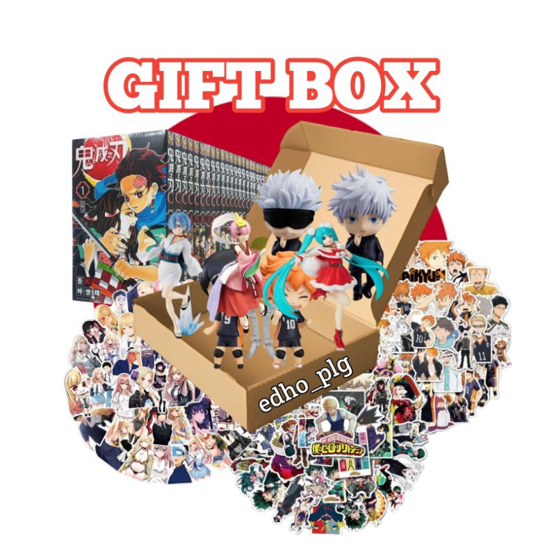 

gift box anime murah / kado merchandise anime murah / kado anime