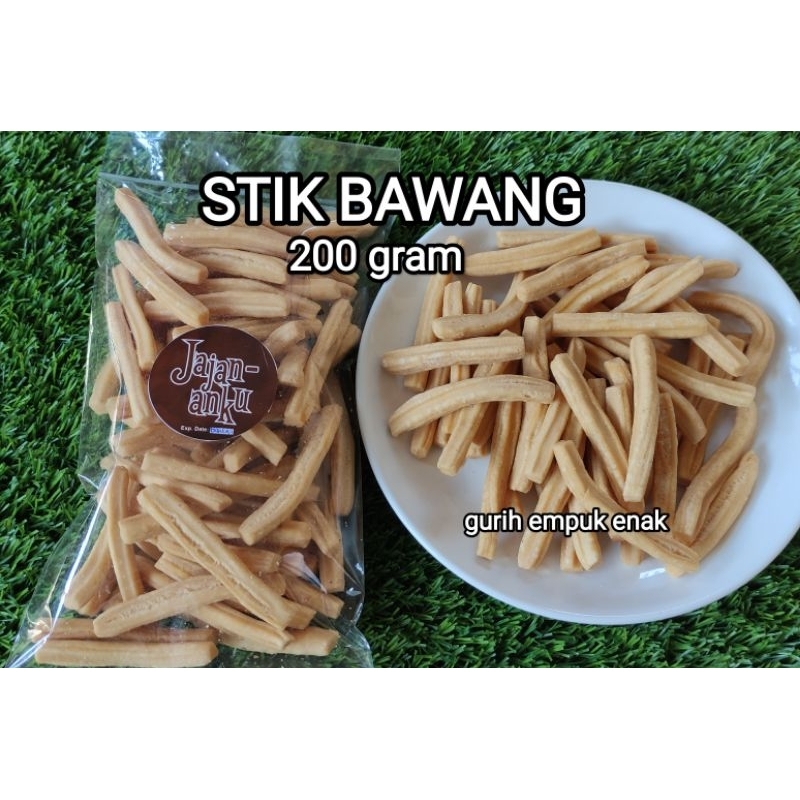 

Stik Bawang 200gram enak, renyah tidak keras