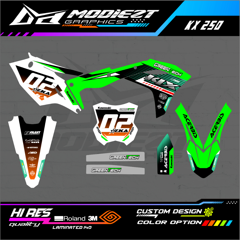 Stiker Decal KXF 250 Full Body MD0020