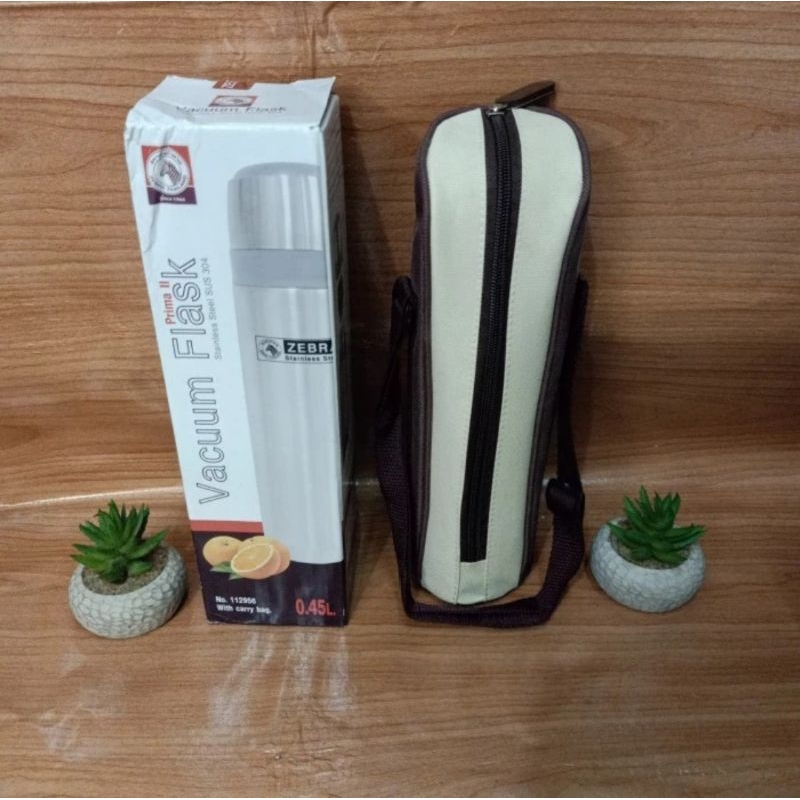 Termos Facuum FLASk "ZEBRA THAILAND" 0.45Liter 112956 stainless steel