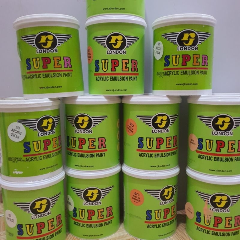 Cat Air / Cat Tembok SUPER Rj london isi 1 kg