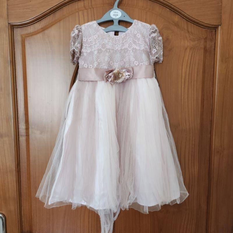dress anak preloved, baju pesta anak preloved