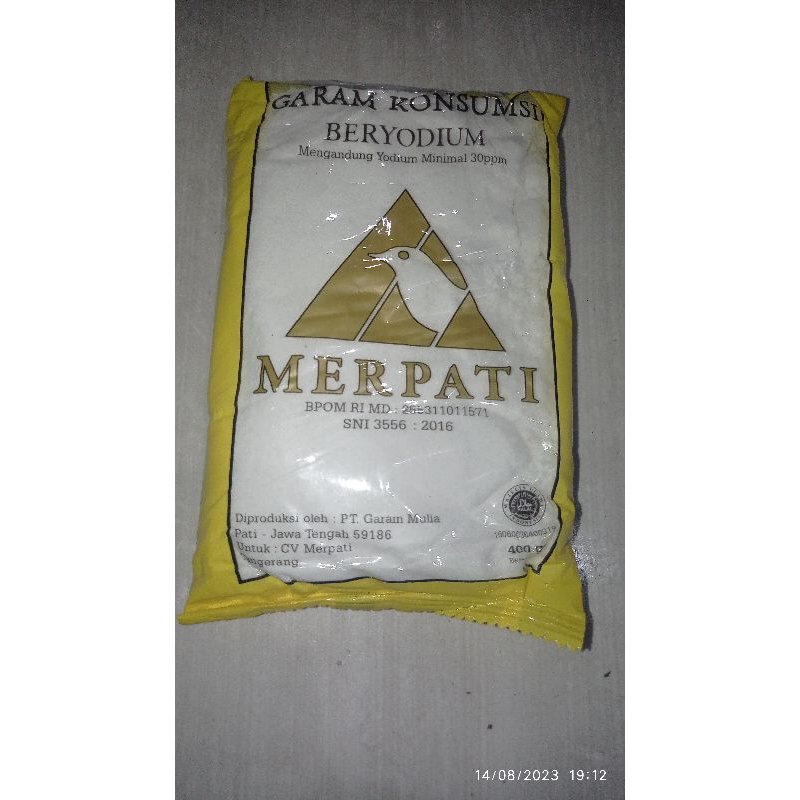 

Garam Beryodium Merpati 400gr