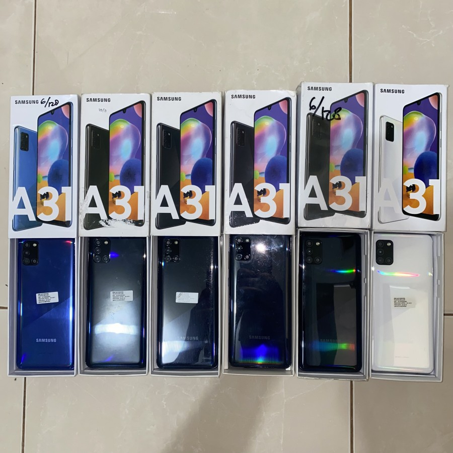 Samsung A31 6/128GB | 8/128GB Second Fullset Bergaransi