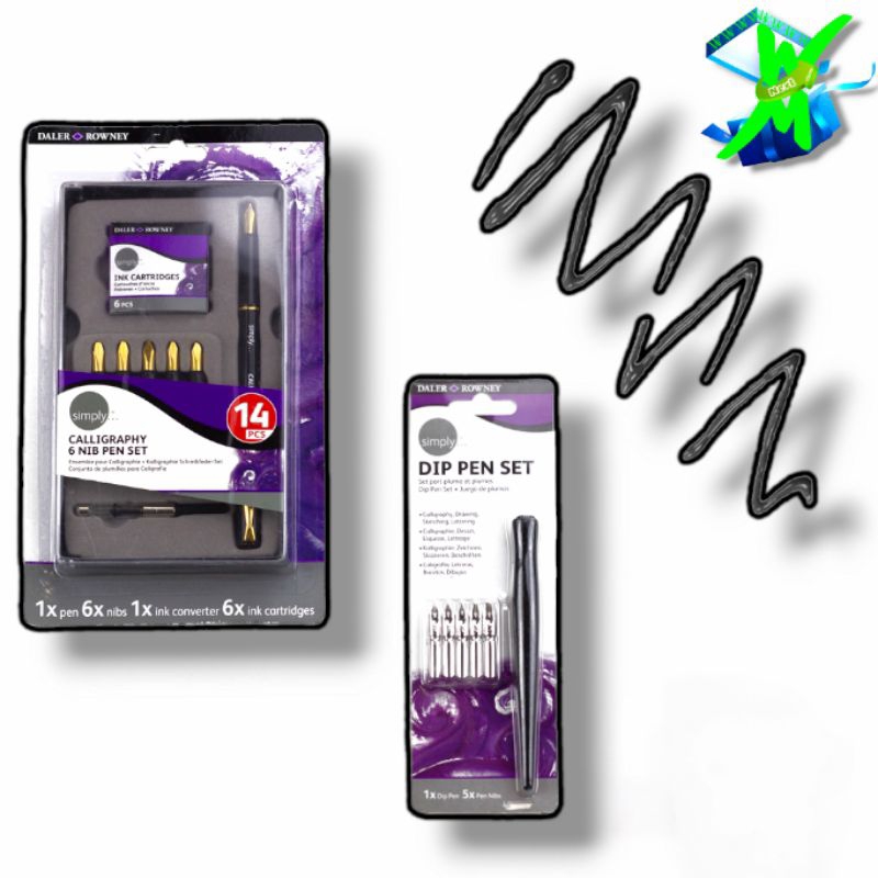 

CALLOGRAPHY 6 NIB PEN SET & DIP PEN SET