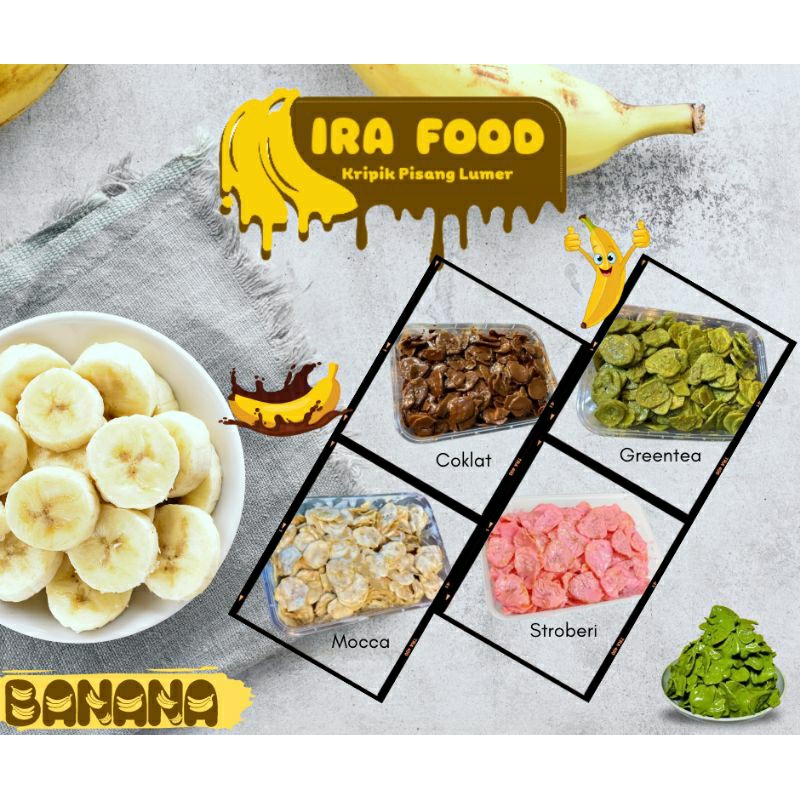 Kripik Pisang Lumer / Choco Banana / Kripik Pisang Coklat Lumer