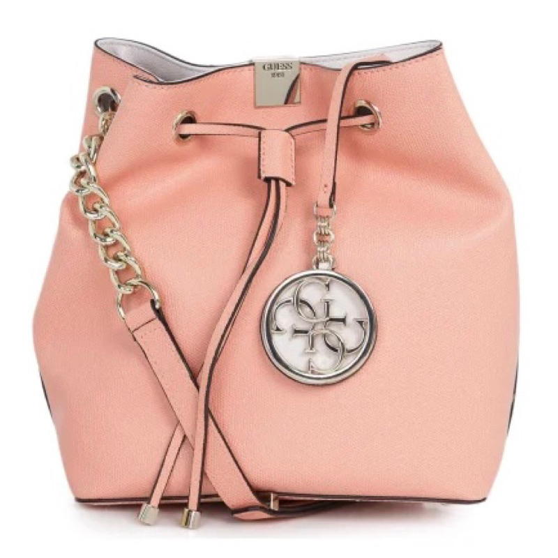 Guess Christy Drawstring Bucket Bag Original Preloved