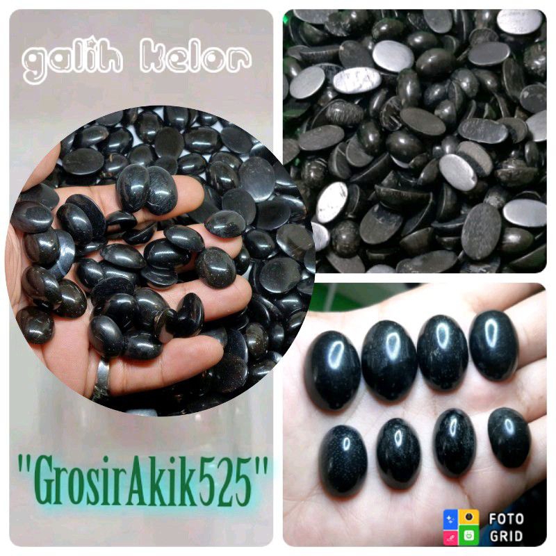 batu akik kelor hitam asli natural kayu yang membatu