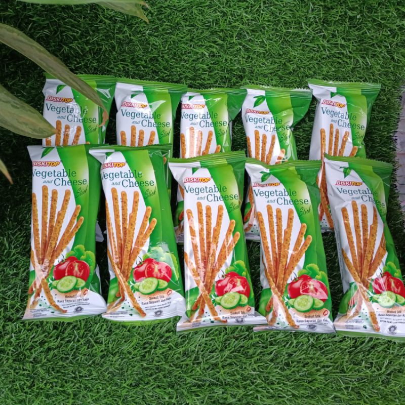 

BISKITOP STICK VEGETABLE AND CHEESE 10PCS