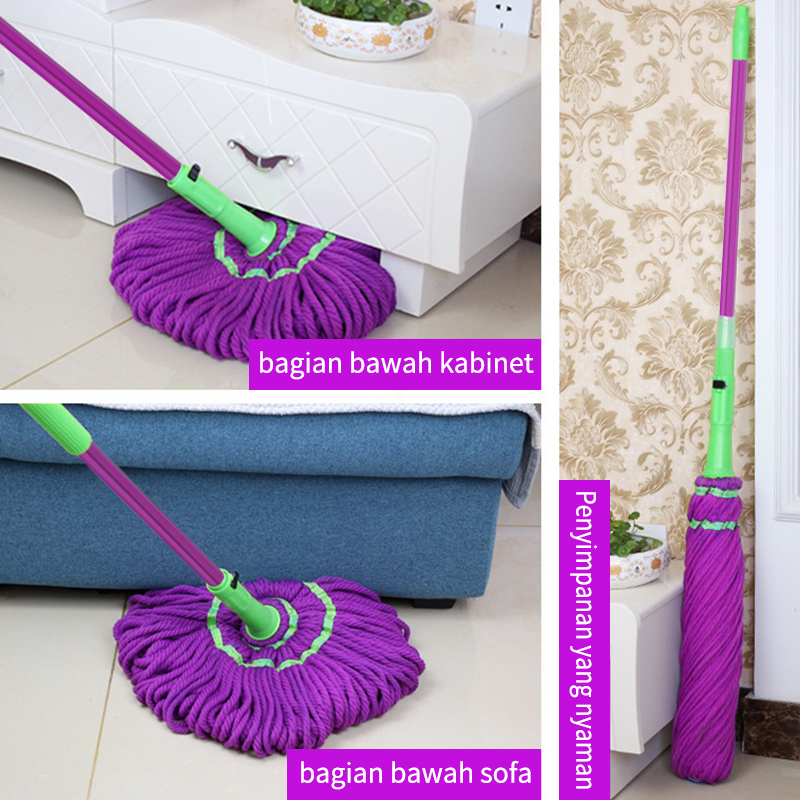 CUCI GUDANG GM Bear Alat Pel Lantai Putar Praktis Otomatis 1109 - Magic Twist Mop