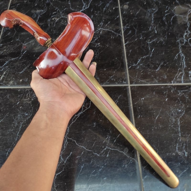 Warangka Keris Model Gayaman Gaya Surakarta Bahan Kayu Nogosari Alusan