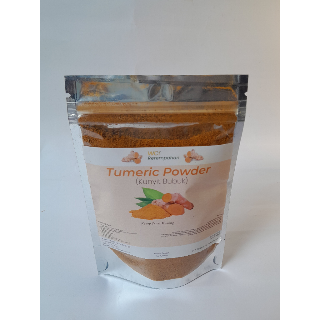 

Kunyit Bubuk Rerempahan 50 Gram Murni Tanpa Gula