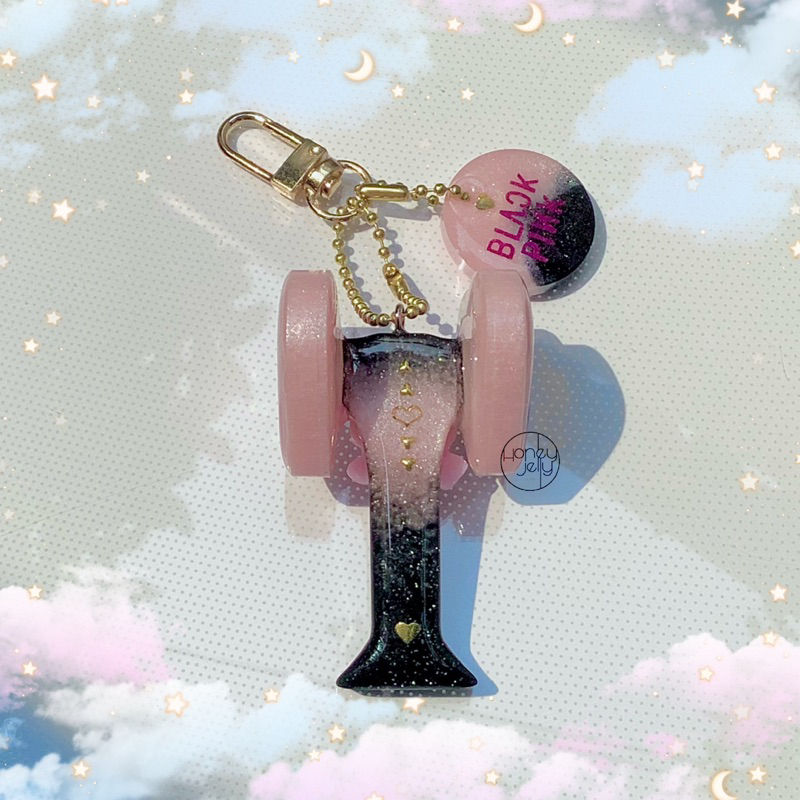 BLACKPINK PyongBong Resin Shaker Charm Keychain Handmade